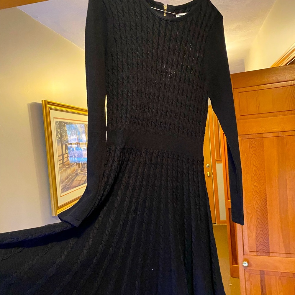 Calvin Klein women’s M knit black dress